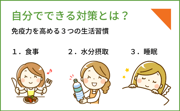 自分でできる対策とは？